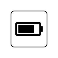 Battery indicator icon vector design