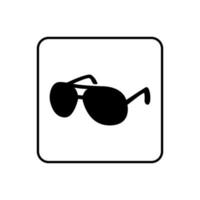 diseño de vector de icono de gafas