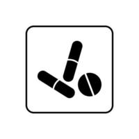 Medication icon vector design