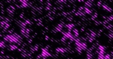 abstract achtergrond van vliegend Purper strepen en diagonaal lijnen met een gloed effect glimmend feestelijk helder mooi futuristische hi-tech, screensaver, video in hoog kwaliteit 4k