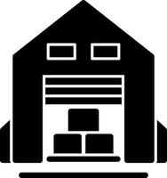 Warehouse Vector Icon Design