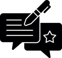 Feedback Vector Icon Design