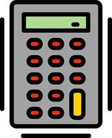 diseño de icono de vector de calculadora