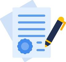 Contract Vector Icon Design