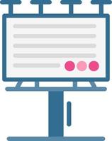 Billboard Vector Icon Design