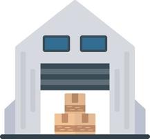 Warehouse Vector Icon Design