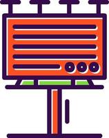 Billboard Vector Icon Design