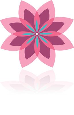 Beautiful abstract flowers vector design