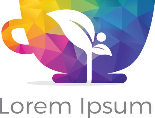 Low poly Restaurant Logo - Food Industry, takeaway logo vector, Polygonal Home baking. colorful vector,