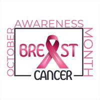 Breast cancer awareness campaign vector poster design. Strong woman breast protection message illustration.