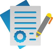 Contract Vector Icon Design