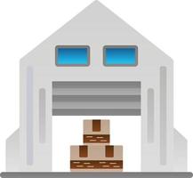 Warehouse Vector Icon Design