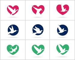 Bird logo vector design collection.