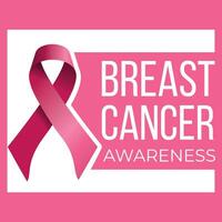diseño de afiches vectoriales de la campaña de concientización sobre el cáncer de mama. ilustración de mensaje de protección de mama de mujer fuerte.