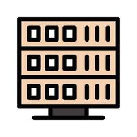 database hosting vector illustration on a background.Premium quality symbols.vector icons for concept and graphic design.