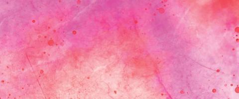 lienzo de acuarela con textura de papel de neón fucsia cósmico abstracto para un diseño creativo moderno. acuarela de tinta rosa claro brillante sobre fondo negro. color de agua de textura de papel magenta. vector