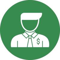 Salesman Vector Icon Design