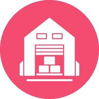 Warehouse Vector Icon Design