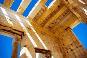 ruins of the ancient Greek Acropolis photo