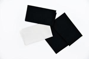 Rags for cleaning optics. A rag for cleaning the camera. Small cleaning cloths. photo