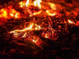 Smoldering Fire and Embers photo