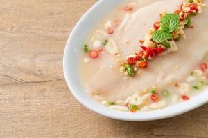 Steamed Fish in Spicy Lemon Sauce photo