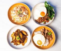 mix Thai street food rice photo