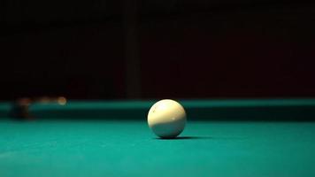 moments du jeu de billard video