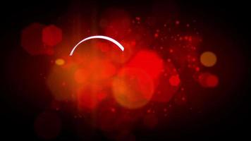 Happy Valentines Day background with heart and red bokeh background video
