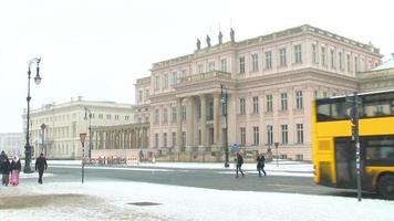 Old europe, tourism, architecture on the winter video