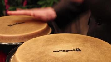 Close up of musical instruments being played video