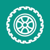 Tyre III Line Color Background Icon vector