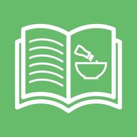 Cookbook Line Color Background Icon vector