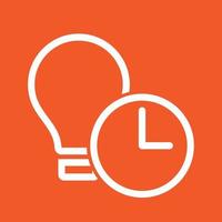 Timeout Line Color Background Icon vector