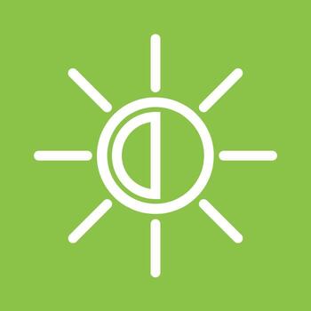 Display Line Color Background Icon vector