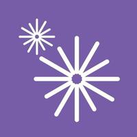 Fireworks Line Color Background Icon vector