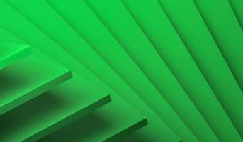 Green triangles abstract background for design, book cover template, business brochure, website template design. 3D rendering illustration photo