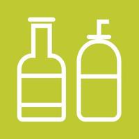 Cream Bottles Line Color Background Icon vector