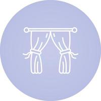 Curtains Vector Icon