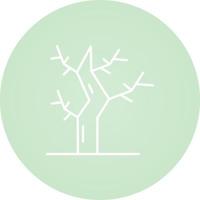 Dry Tree Vector Icon