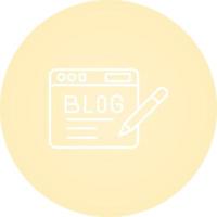 Blog Vector Icon