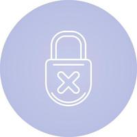Unprotected Vector Icon