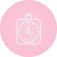 icono de vector de reloj de pared