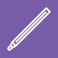 Lip pencils Line Color Background Icon vector