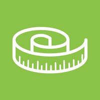 Measuring Tape Line Color Background Icon vector