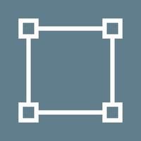Four Nodes Line Color Background Icon vector