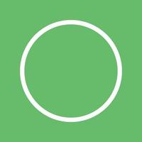 Circle Line Color Background Icon vector