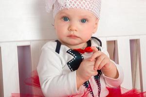 Beautiful baby girl photo