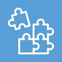 Reasoning Skills Line Color Background Icon vector