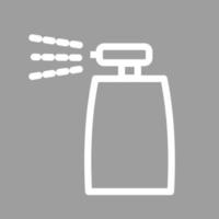 Spray bottle Line Color Background Icon vector